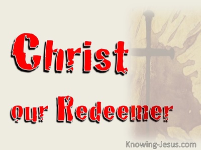 Christ, Our Redeemer - Perfect MAN Eternal SON (19)